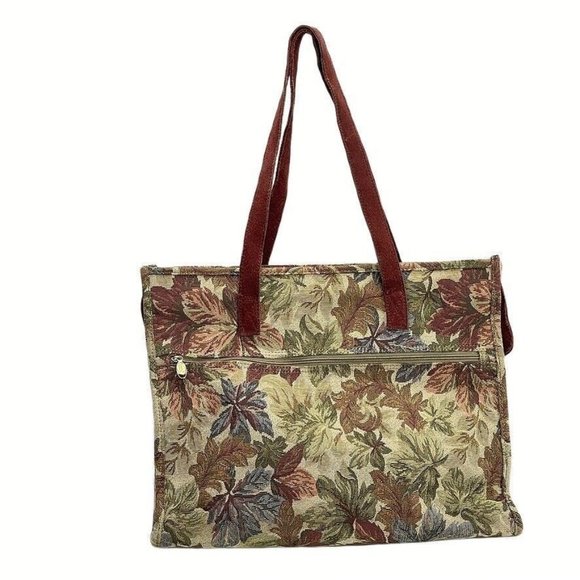 RICARDO BEVERLY HILLS Weekender Tapestry Carpetbag Travel Tote VINTAGE - Picture 2 of 16